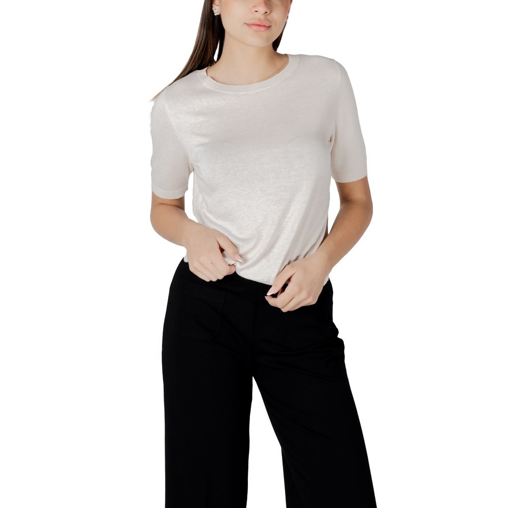 Beige Viscose Tops & T-Shirt