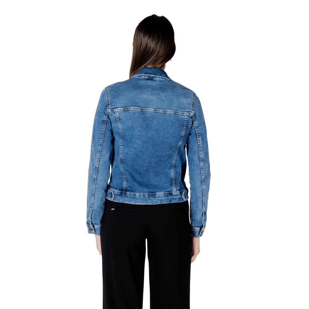 Blue Cotton Jackets & Coat