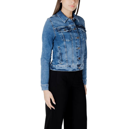 Blue Cotton Jackets & Coat