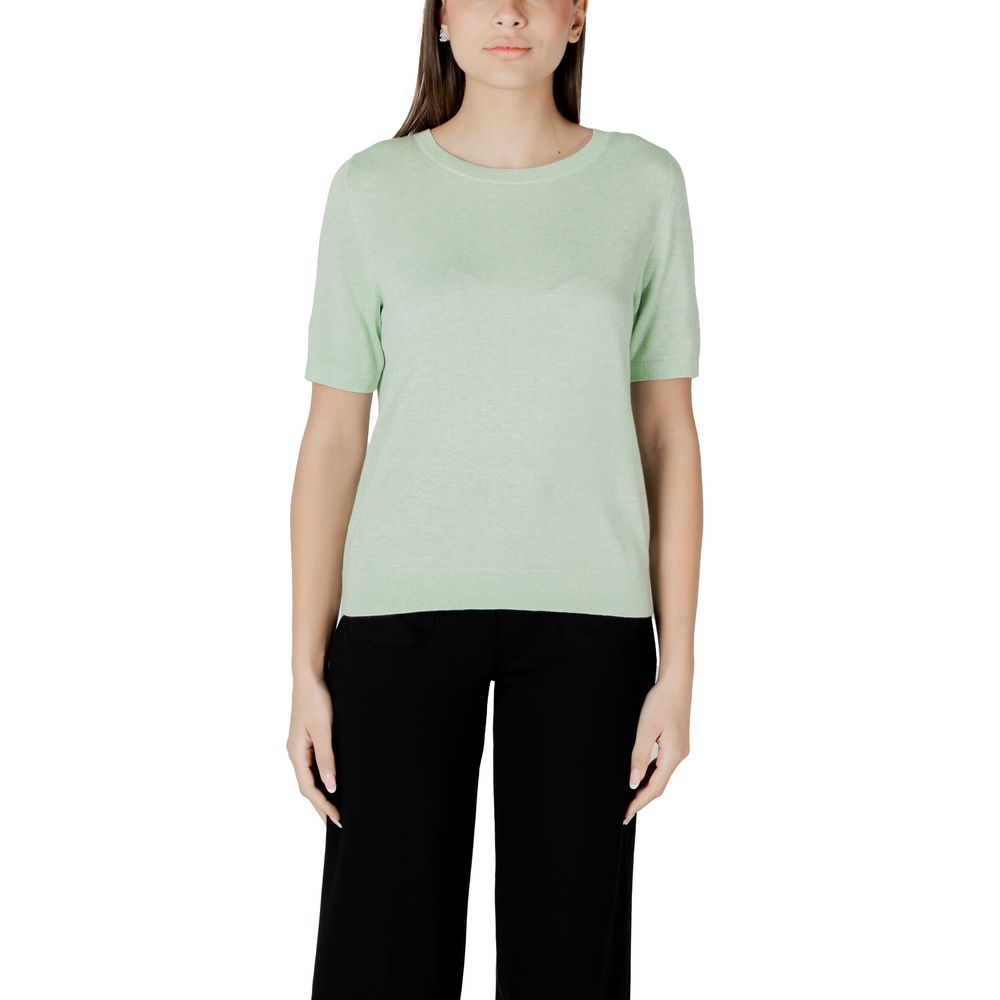 Green Viscose Tops & T-Shirt