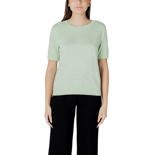 Green Viscose Tops & T-Shirt