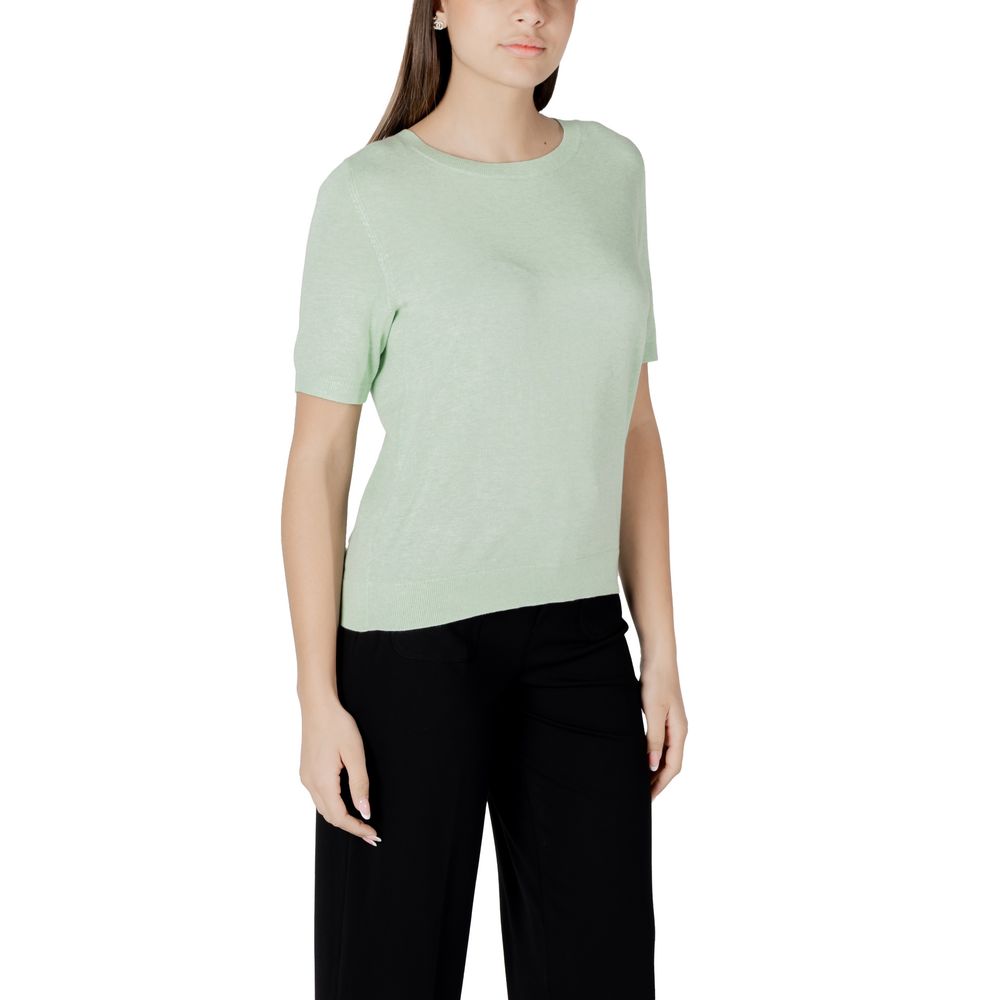 Green Viscose Tops & T-Shirt