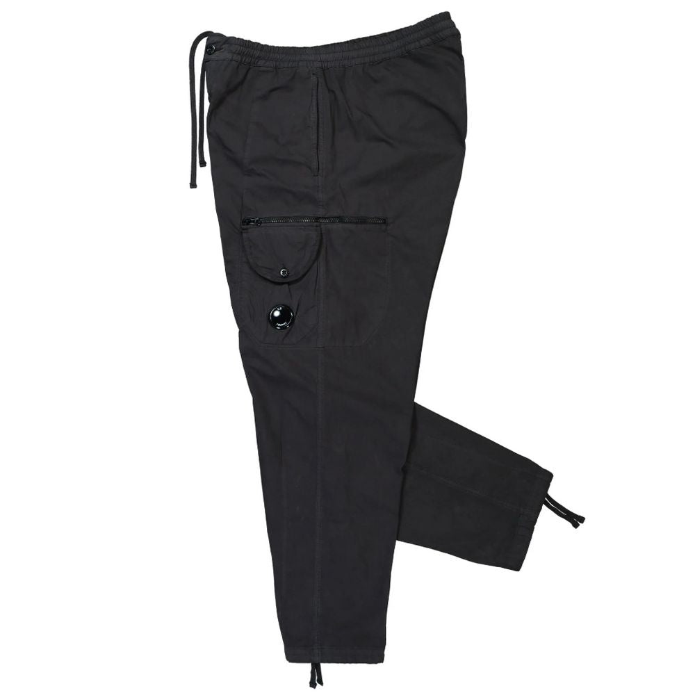 Black Cotton Jeans & Pant