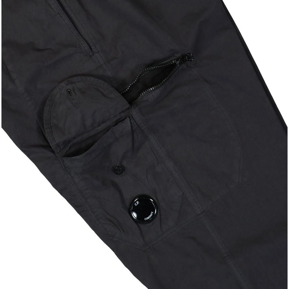 Black Cotton Jeans & Pant