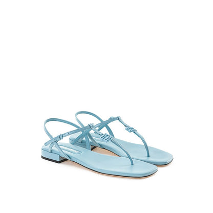 Blue Patent Leather Sandal
