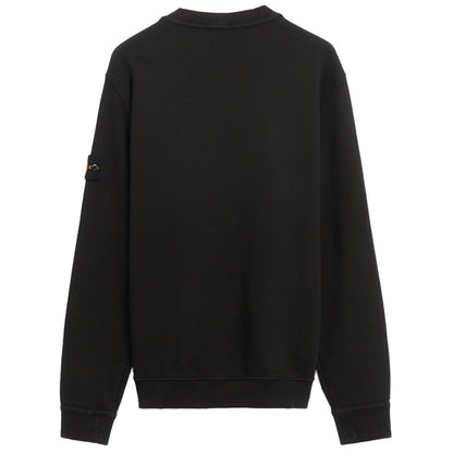 Black Cotton Sweater