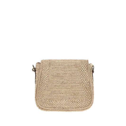 Tia Raffia Shoulder Bag