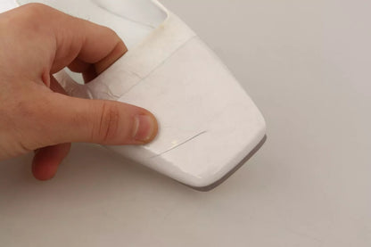 White Leather Slingback Slip On Flats Shoes