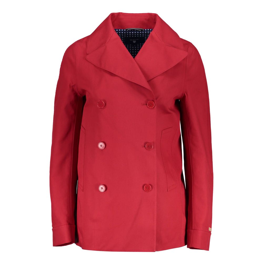 Rote Baumwolljacke für Damen