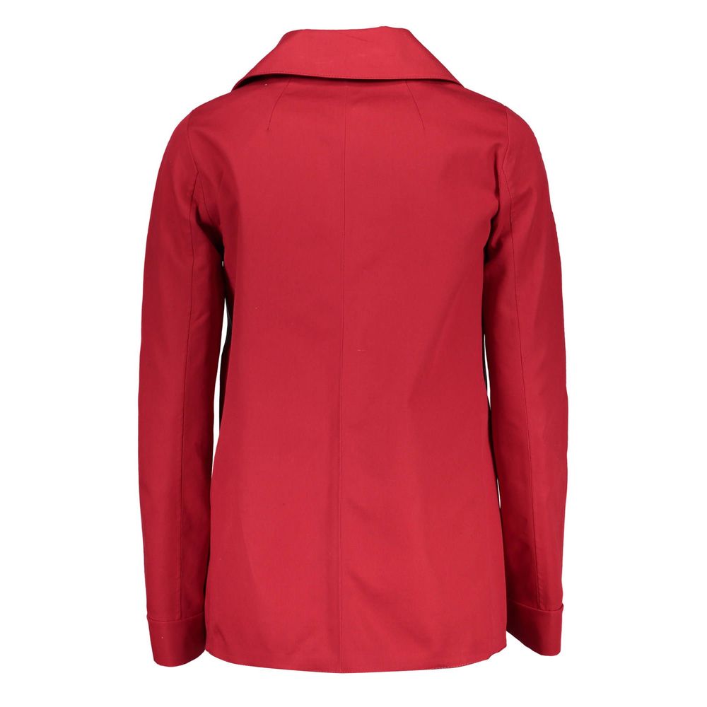 Rote Baumwolljacke für Damen