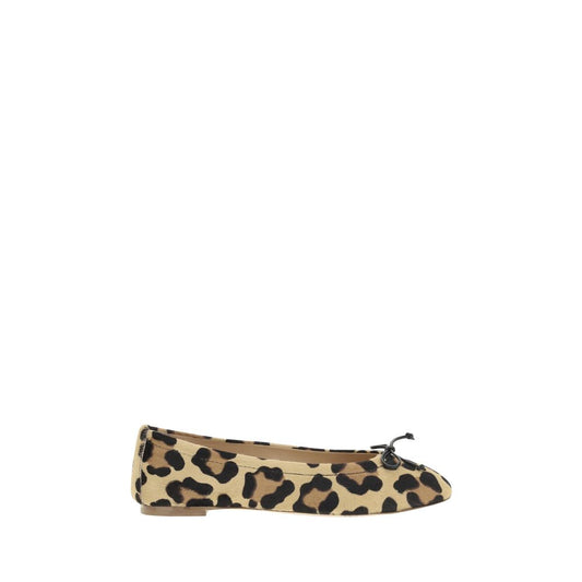 Leopard-print Ballerinas