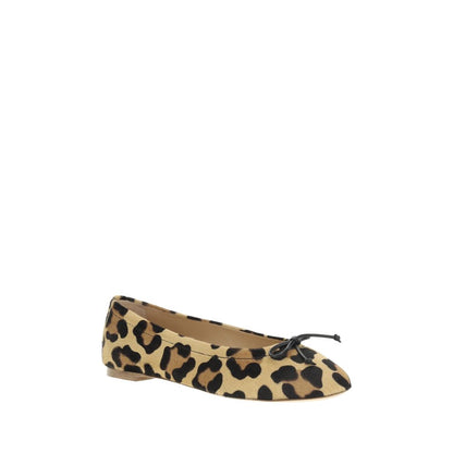 Leopard-print Ballerinas
