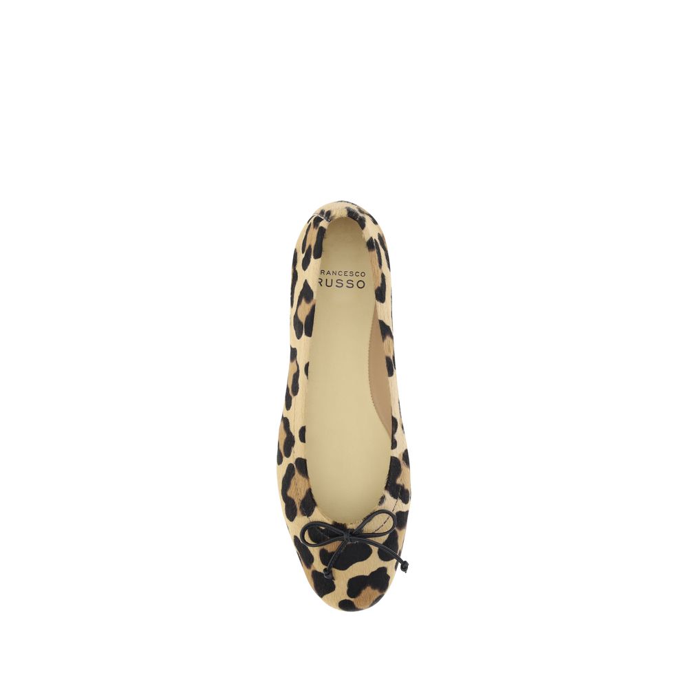Leopard-print Ballerinas