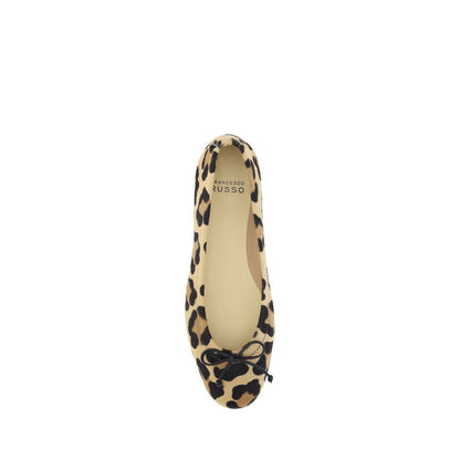 Leopard-print Ballerinas