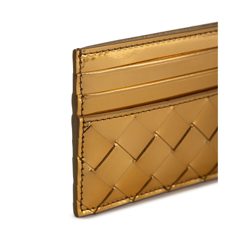 Gold Leather Wallet
