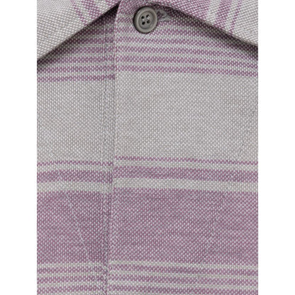 Brown Cotton Polo Shirt