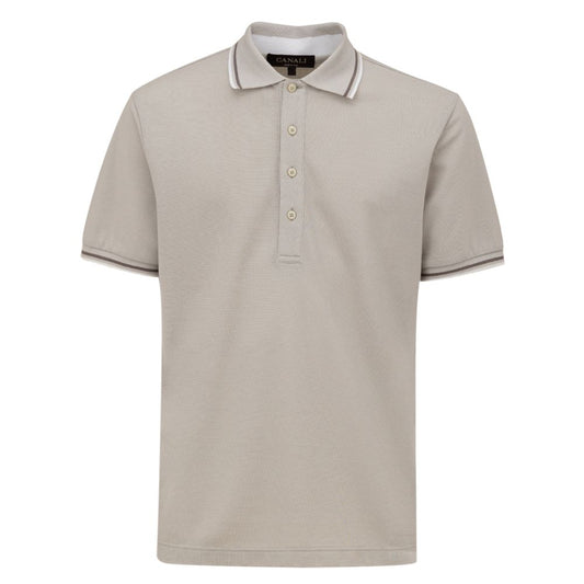 Brown Cotton Polo Shirt