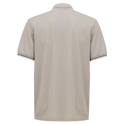 Brown Cotton Polo Shirt