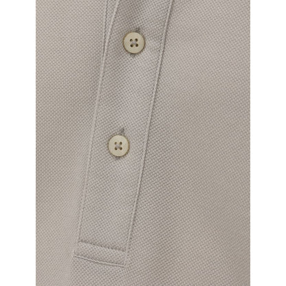 Brown Cotton Polo Shirt
