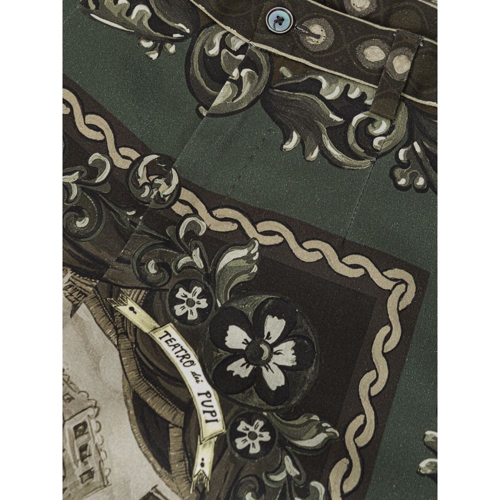 Grüne Jeans und Hose aus Baumwolle