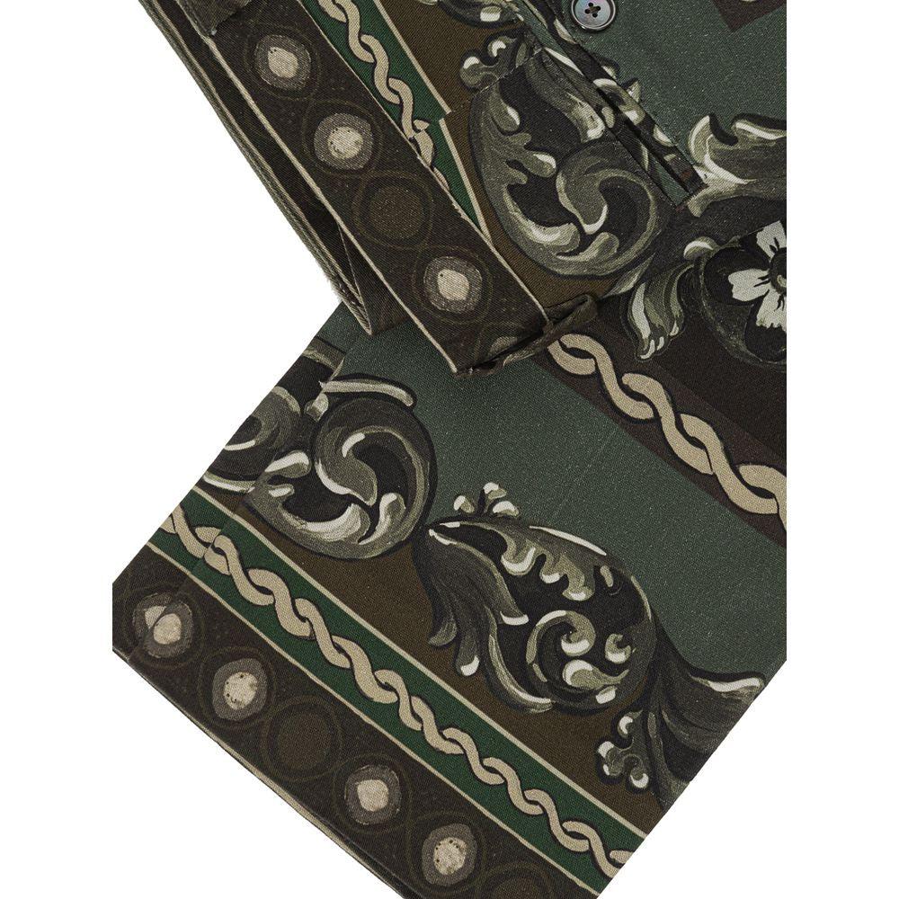 Grüne Jeans und Hose aus Baumwolle