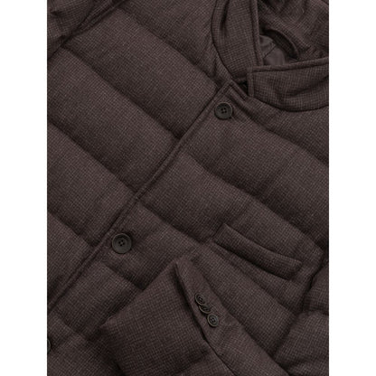 braune Wolljacke