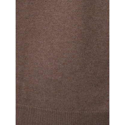 brauner Wollpullover