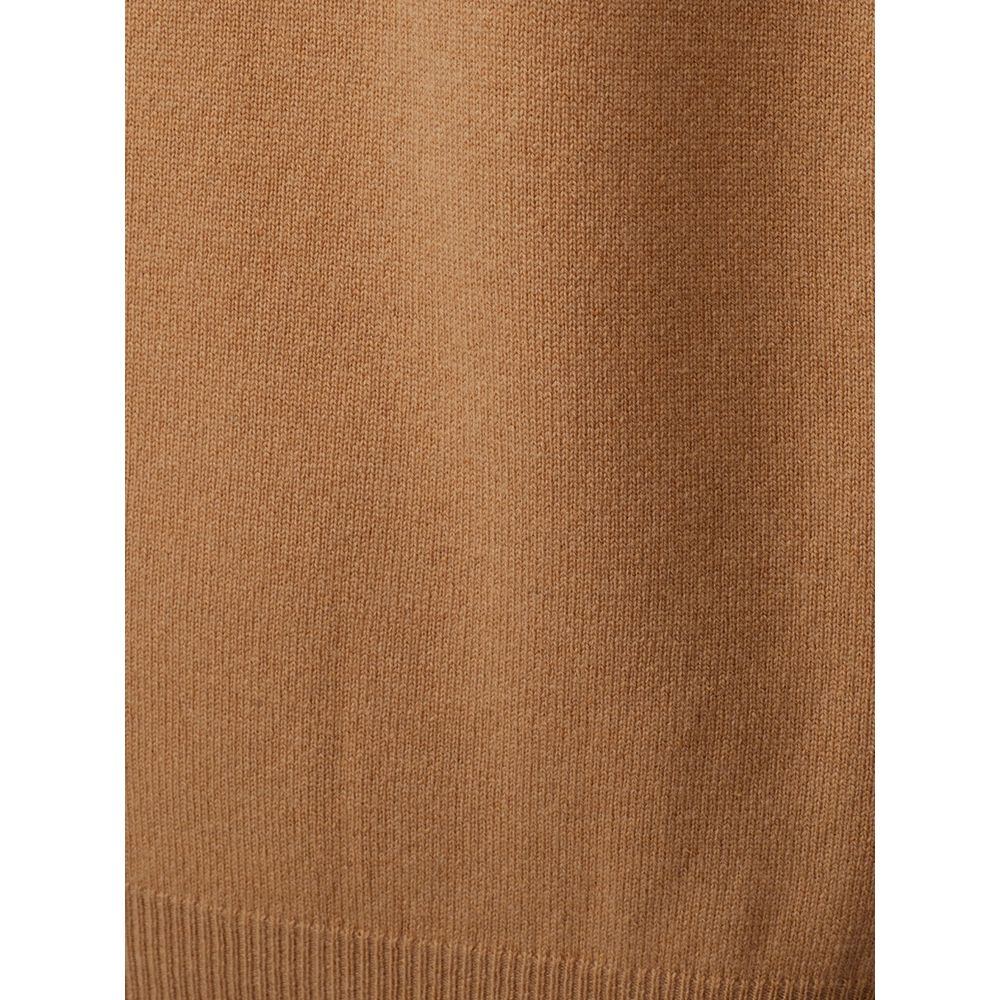 Eleganter Wollpullover in Braun für Herren