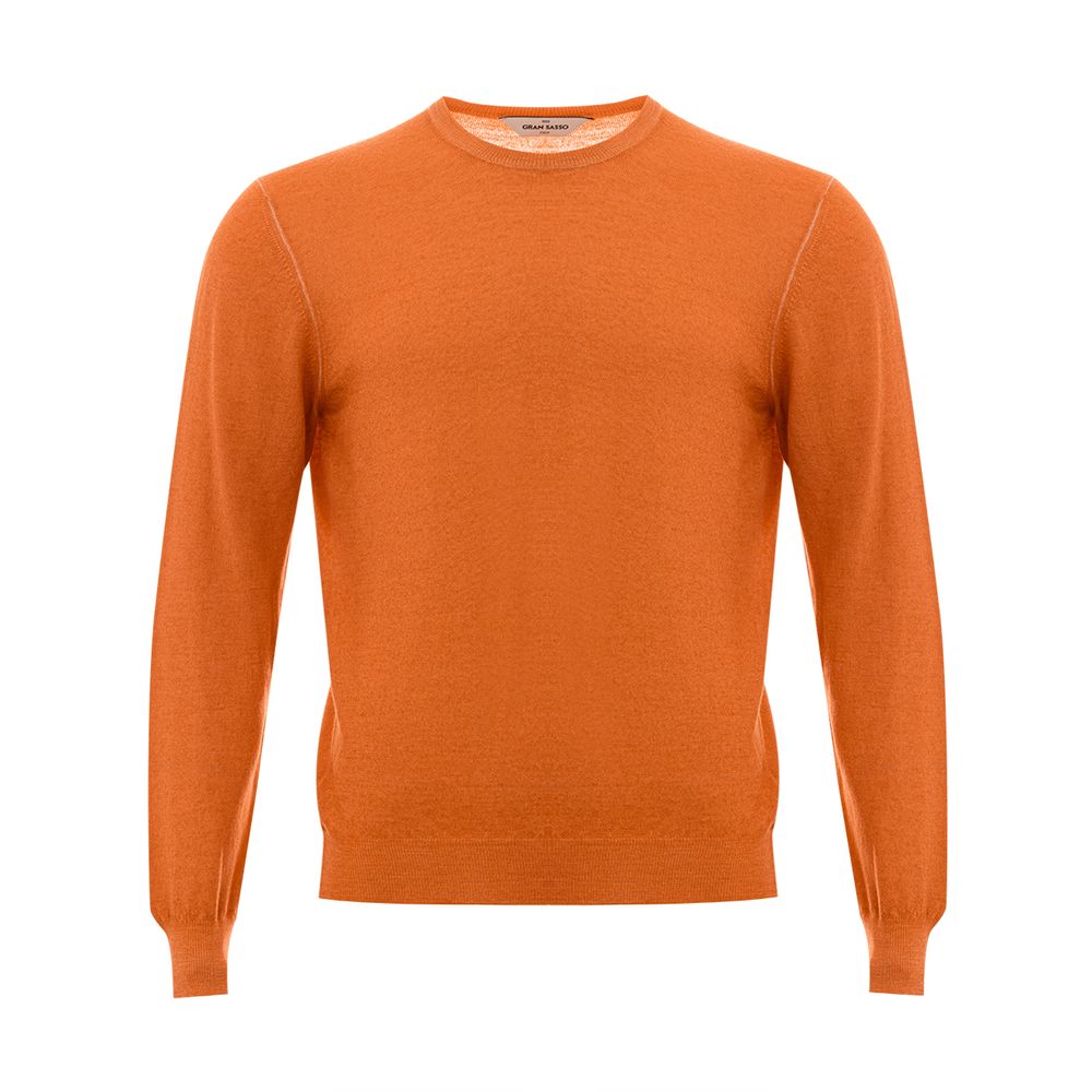 orange Wollpullover