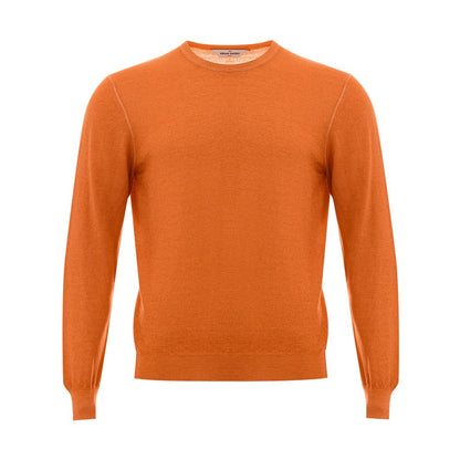 orange Wollpullover