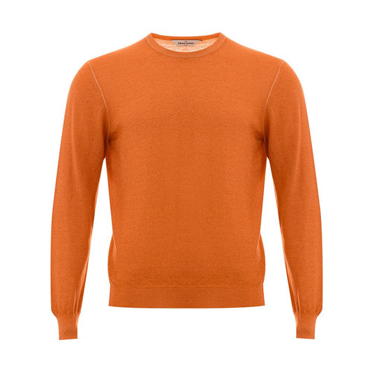 orange Wollpullover