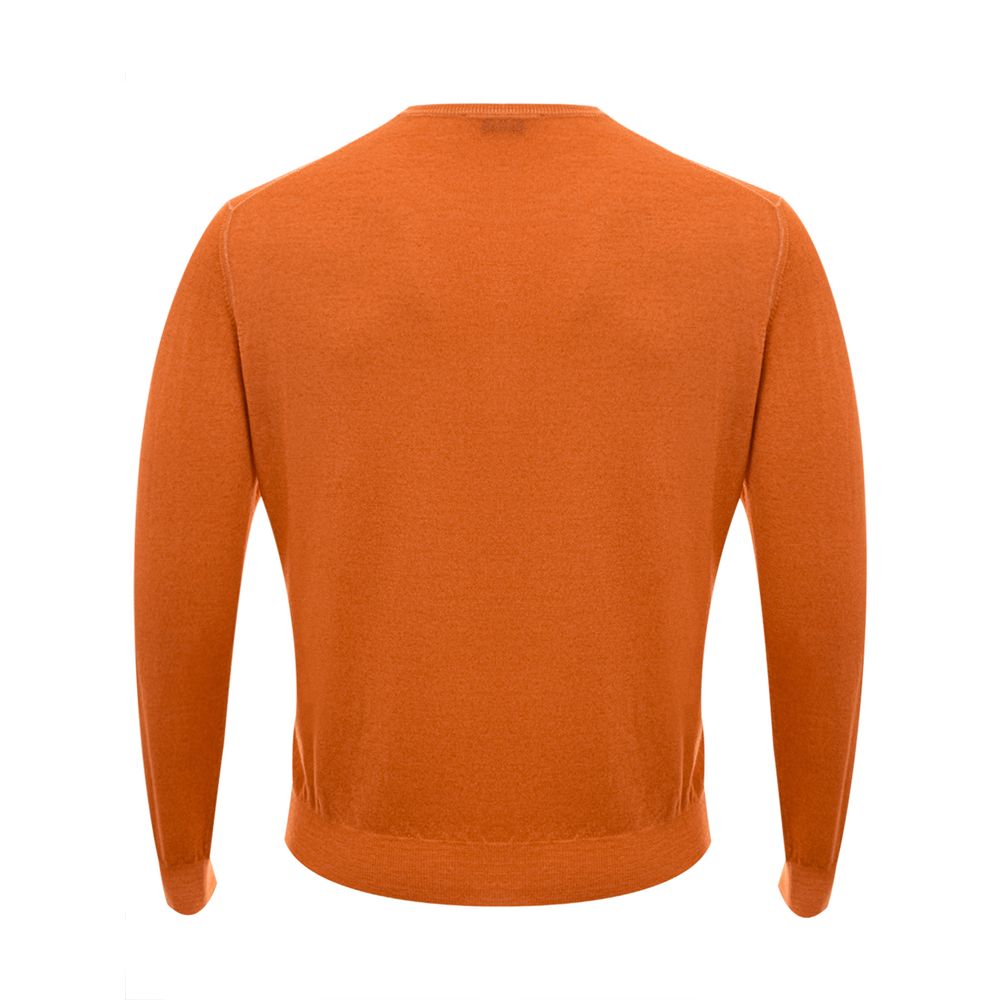 orange Wollpullover