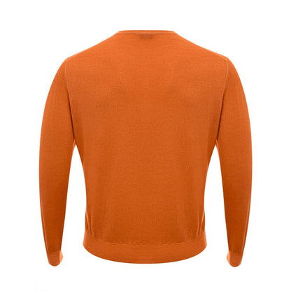 orange Wollpullover