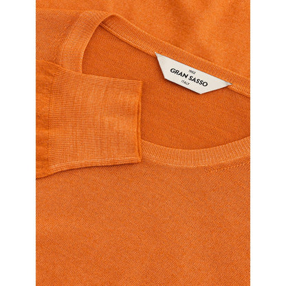 orange Wollpullover