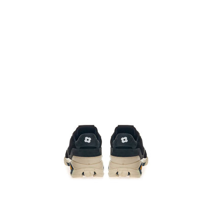 Schwarze Wildleder-Sneaker