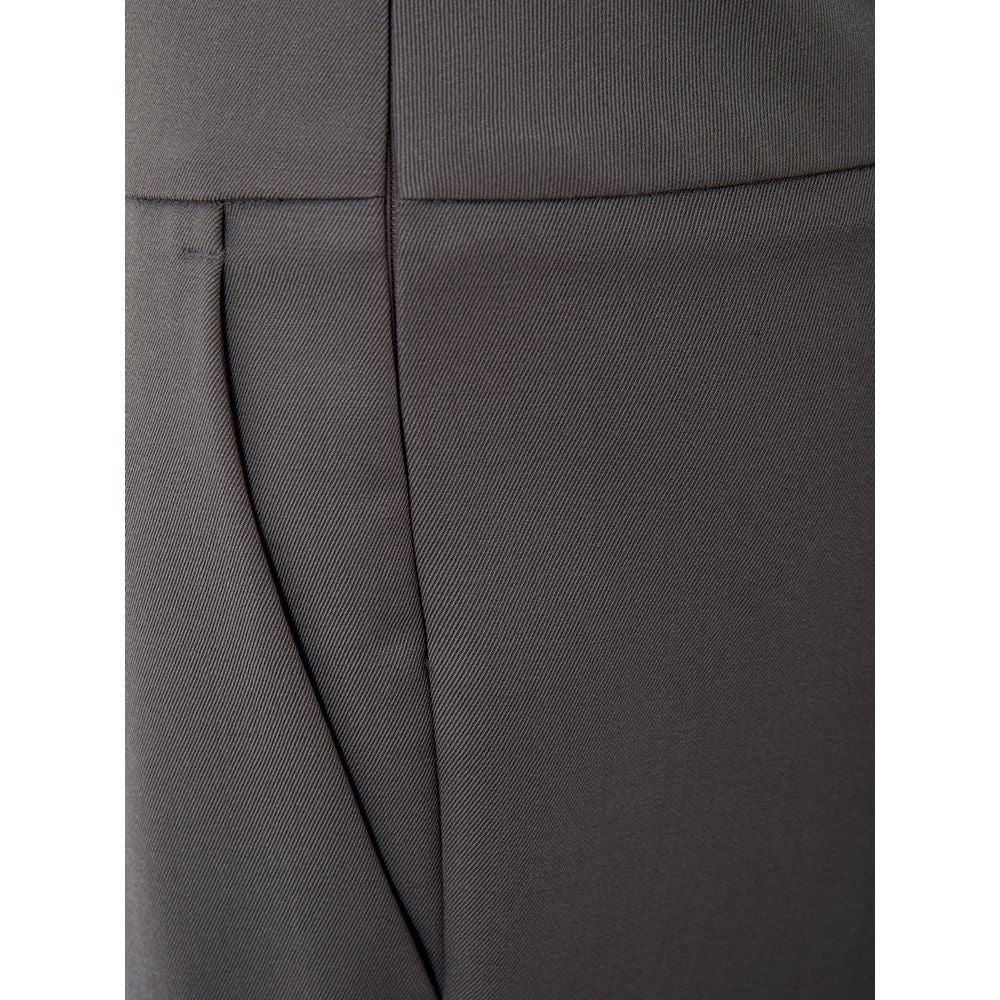 Schicke graue Wollhose für anspruchsvollen Stil