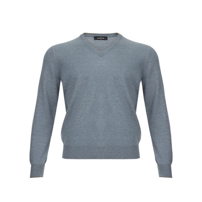 Edler Kaschmirpullover in schickem Grau