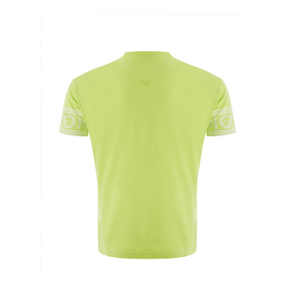 Sonniges gelbes Baumwoll-T-Shirt für stylische Männer