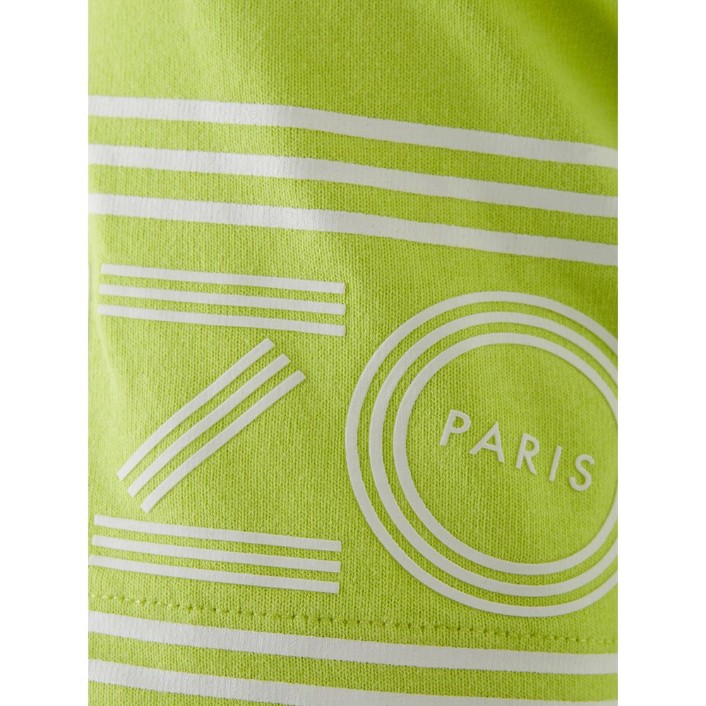 Sonniges gelbes Baumwoll-T-Shirt für stylische Männer