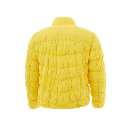 Leuchtend gelbe Outdoorjacke für Herren