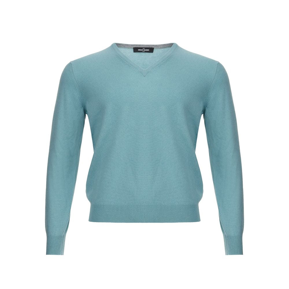 Türkiser Kaschmirpullover Elegance