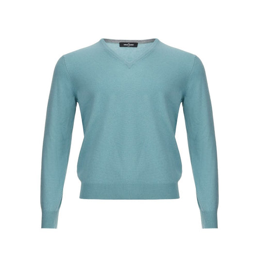 Türkiser Kaschmirpullover Elegance