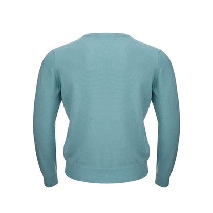 Türkiser Kaschmirpullover Elegance