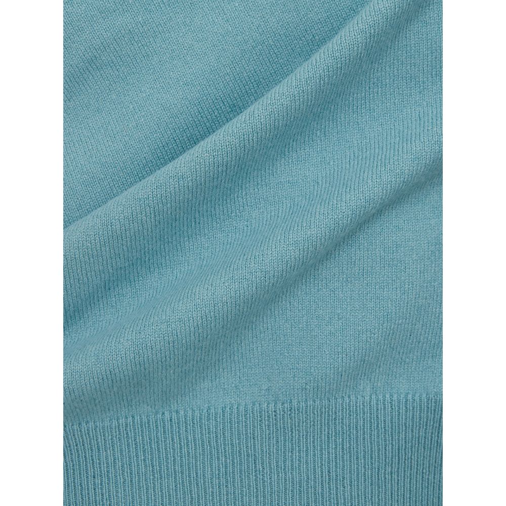 Türkiser Kaschmirpullover Elegance