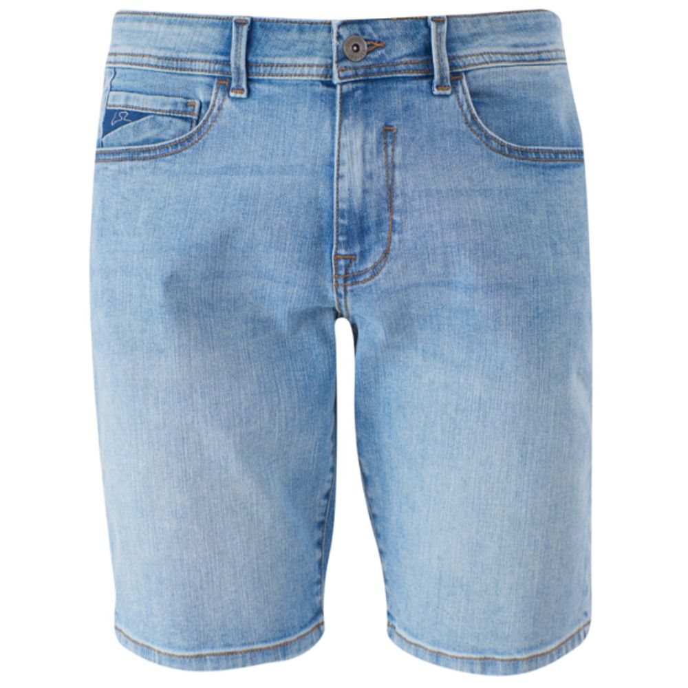 Light Blue Cotton Men Bermuda Short