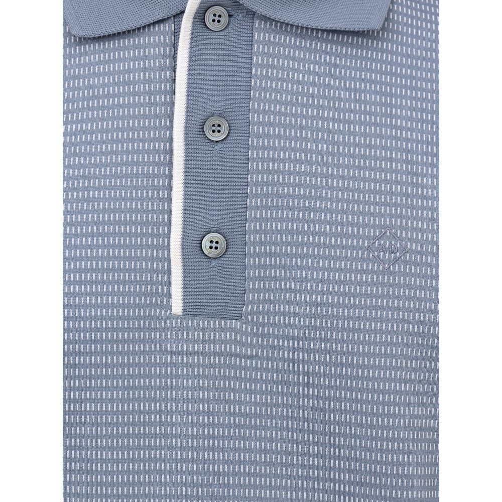 Light Blue Cotton Polo Shirt