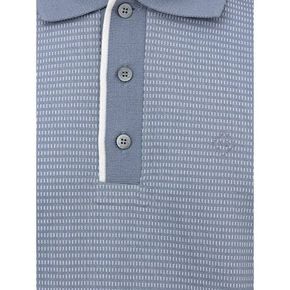 Light Blue Cotton Polo Shirt