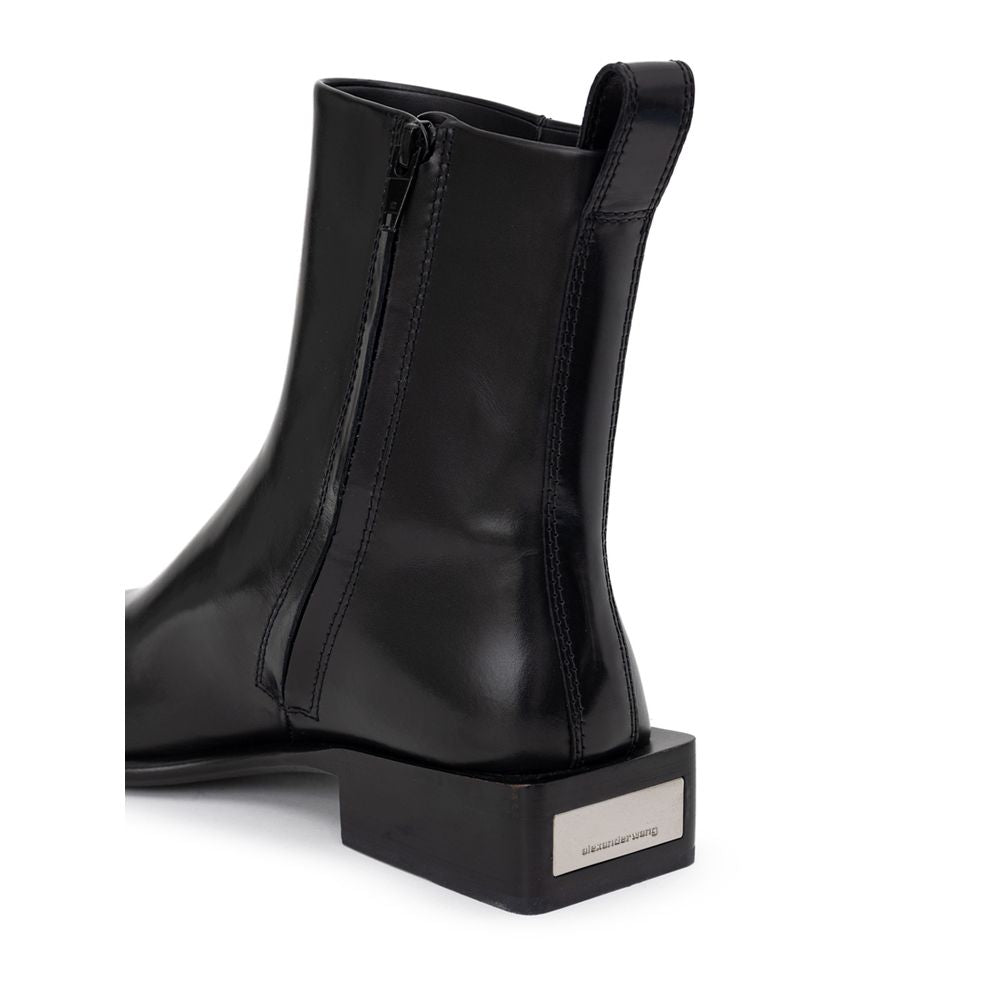 Black Leather Boot
