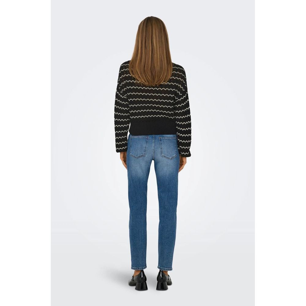 Black Cotton Sweater