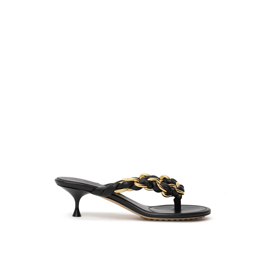 Black Leather Sandal